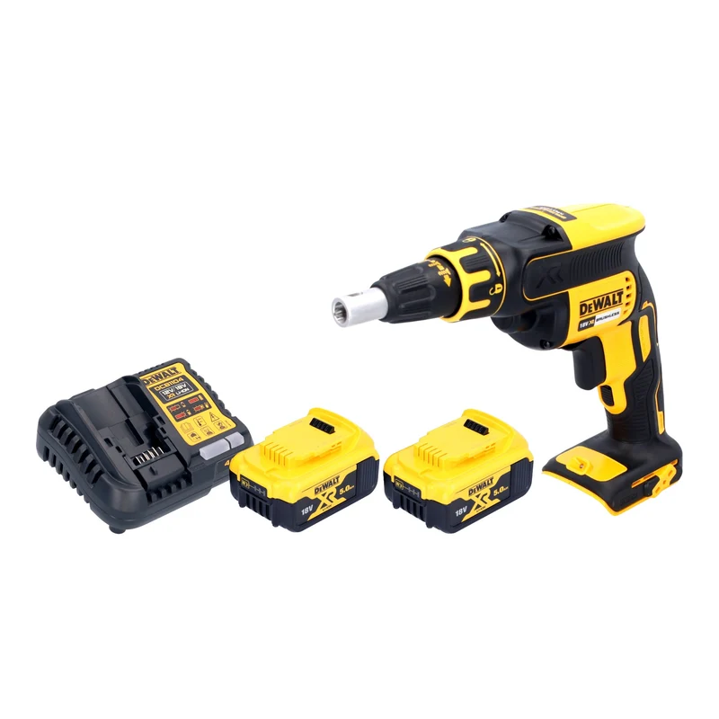 DeWalt DCF 620 P2 Akku Trockenbauschrauber 18 V 30 Nm Brushless + 2x Akku 5,0 Ah + Ladegerät