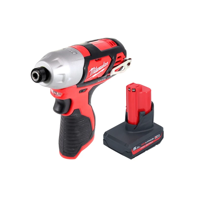 Milwaukee M12 BID-501 Akku Schlagschrauber 12 V 112 Nm 1/4" + 1x Akku 5,0 Ah - ohne Ladegerät