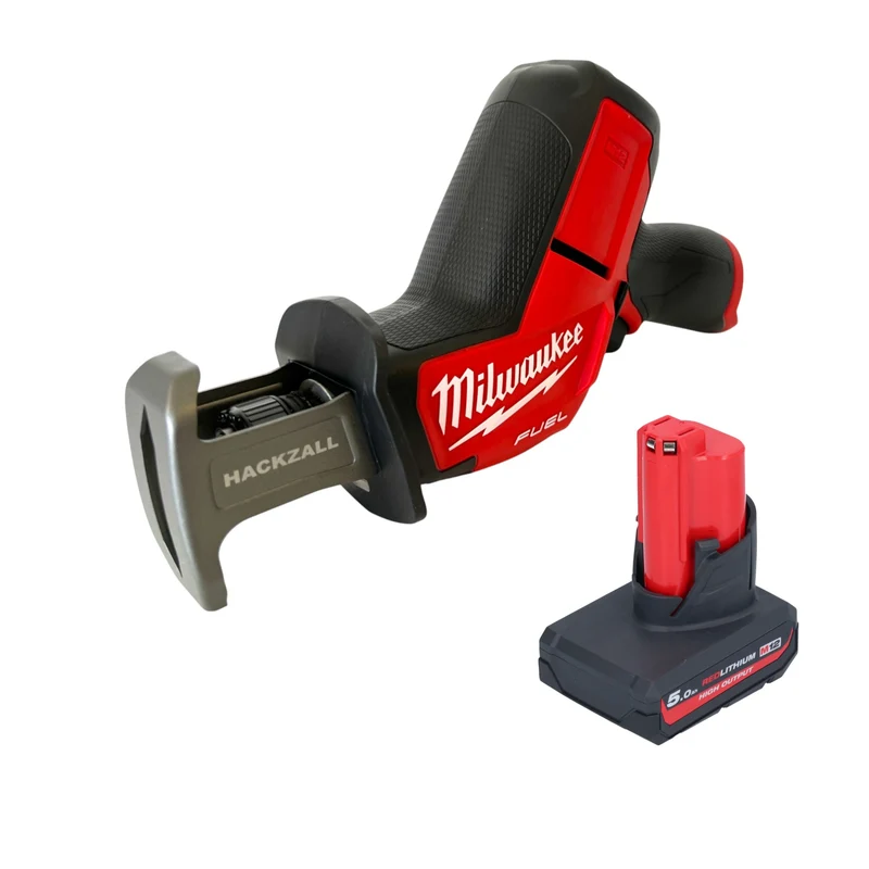 Milwaukee M12 CHZ-501 Akku Säbelsäge 12 V Brushless + 1x Akku 5,0 Ah - ohne Ladegerät