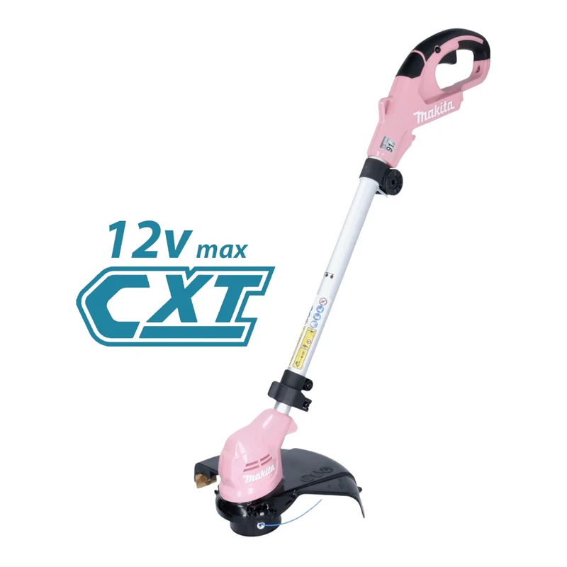 Makita UR 100 DSA2P Akku Rasentrimmer 12 V max. 260 mm pink + 2x Akku 2,0 Ah + Ladegerät