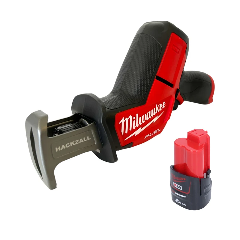 Milwaukee M12 CHZ-201 Akku Säbelsäge 12 V Brushless + 1x Akku 2,0 Ah - ohne Ladegerät