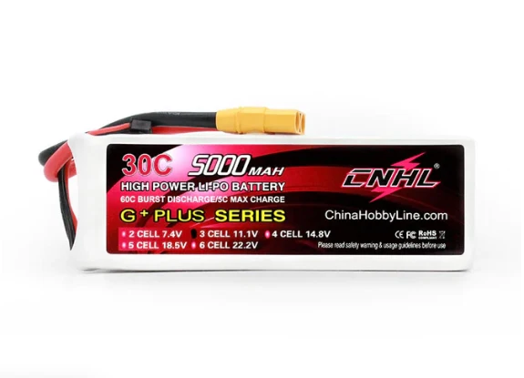 CNHL 3S 5000mAh 11,1V 30C XT90 Lipo Akku