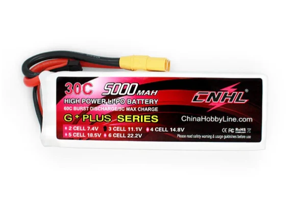 CNHL 3S 5000mAh 11,1V 30C XT90 Lipo Akku
