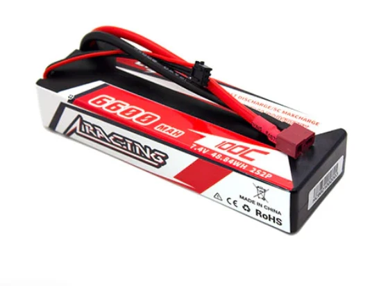 CNHL Racing Series 2S 6600mAh 7,4V 100C Hardcase T/Dean Lipo Akku
