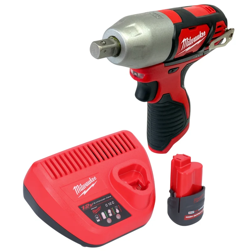 Milwaukee M12 BIW12-251 Akku Schlagschrauber 12 V 138 Nm 1/2" + 1x Akku 2,5 Ah + Ladegerät