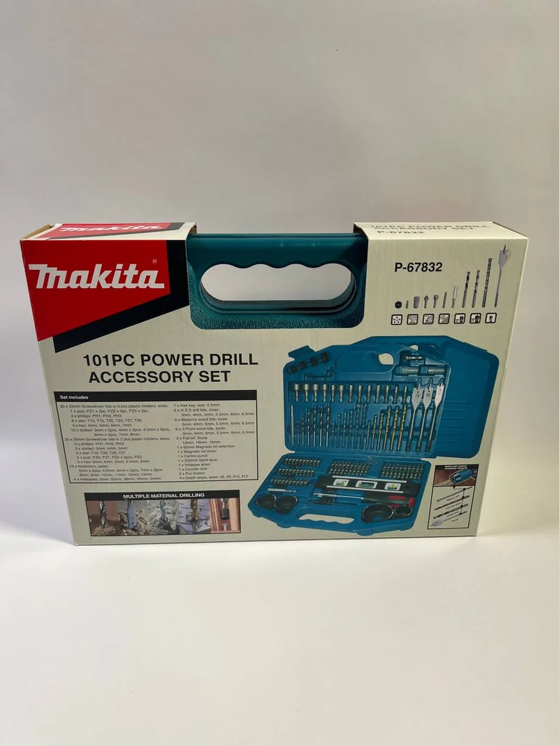 Makita Bit und Bohrer Set 99 teilig ( P-67832 ) - Unvollständig