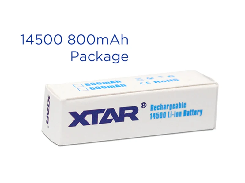 Xtar 14500 - 800 mAh 3,6 V - 3,7 V geschützter Li-Ion-Akku