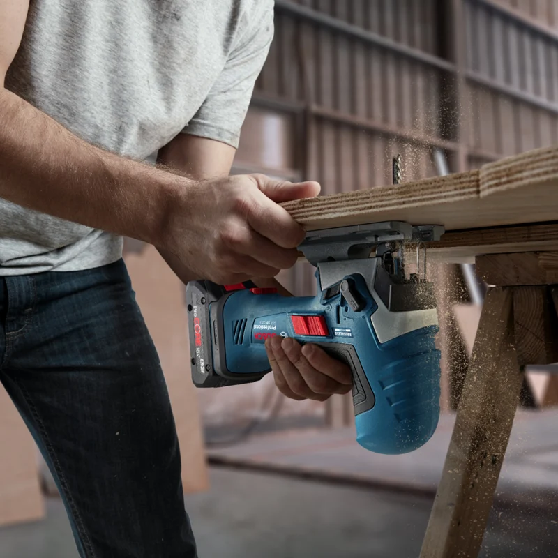 Bosch GST 18V-125 S Professional Akku Stichsäge 18 V 125 mm Brushless + 2x ProCORE Akku 4,0 Ah + Ladegerät