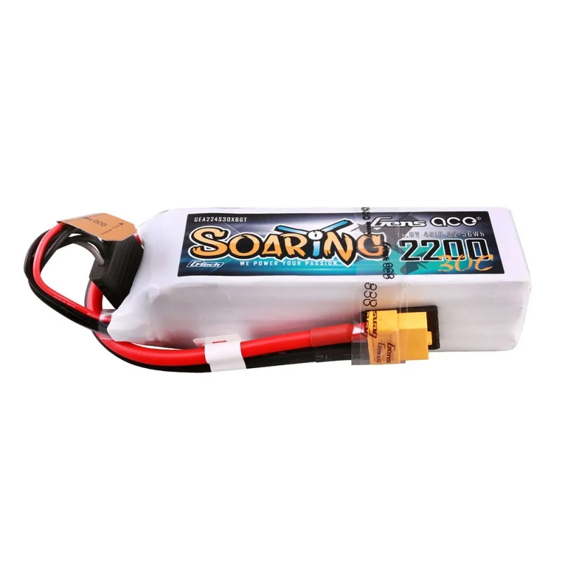 Gens Ace G-Tech Soaring 4S 2200mAh 14,8V 30C 4S1P Lipo XT60