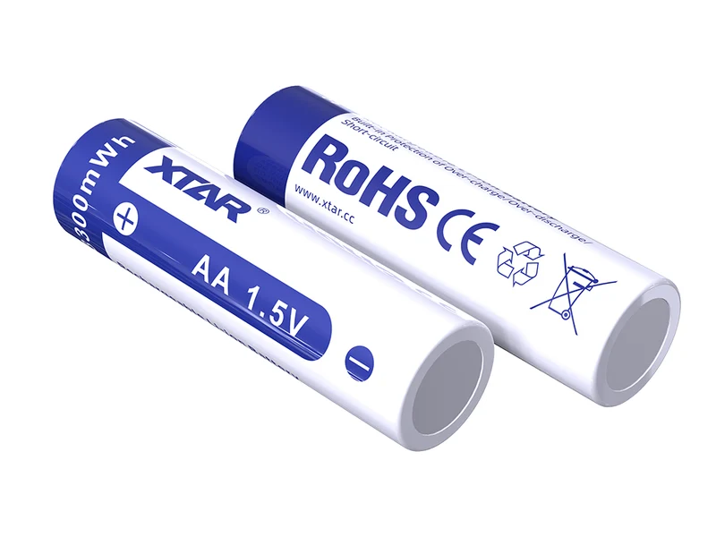 XTAR AA 1,5V 3300mWh 2000mAh Li-Ion Akku