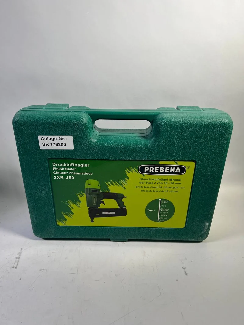 Prebena 2XR-J50 Druckluftnagler 4,0 - 7,0 Bar + Koffer - Reparaturgerät
