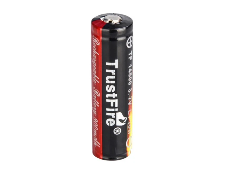 Trustfire 14500 900mAh 3,7V geschützte Li-Ion-Zelle