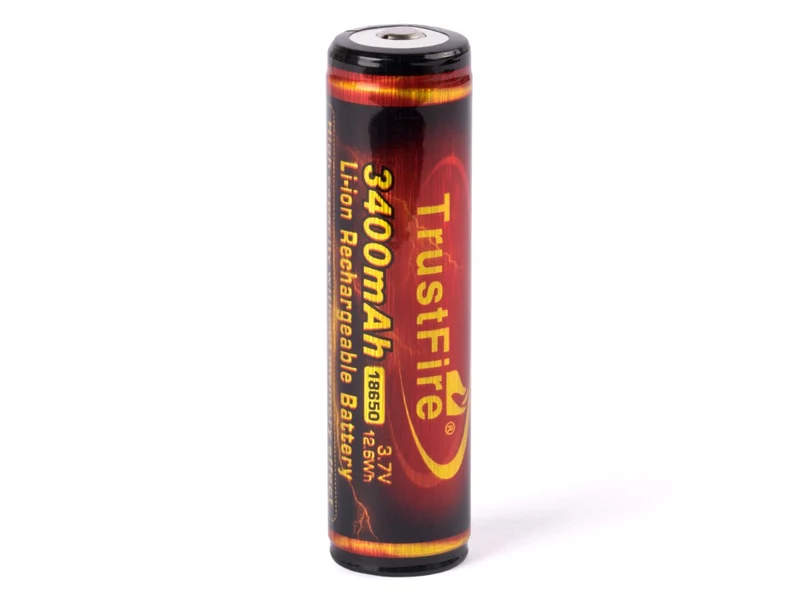 Trustfire 18650 3400mAh 3,6V - 3,7V PCB geschützter Li-Ionen-Akku (Flame)