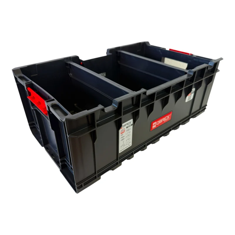 Qbrick System ONE Box 1.0 Plus Stapelbehälter 576 x 359 x 237 mm 35 l stapelbar ( alte Version ) + Trennwände