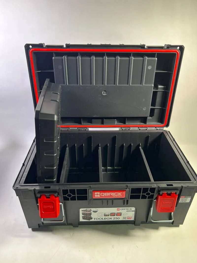 Qbrick System PRIME Toolbox 250 Expert mit Organizer stapelbar 535 x 327 x 277 mm 26l IP66 mit 10 Trennwänden + 5 Inlays - Beschädigt