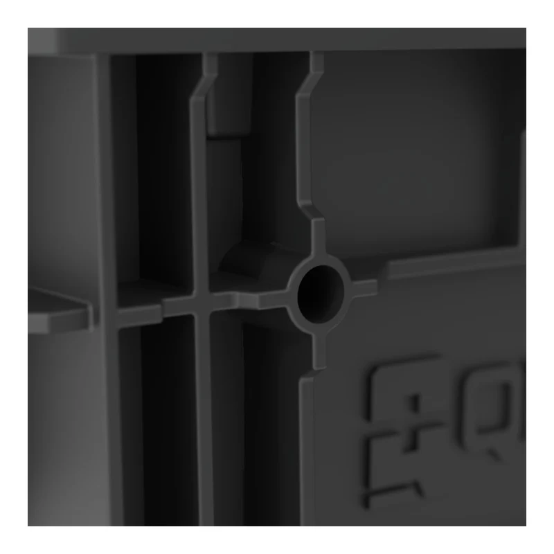 Toolbrothers RHINO XXL Werkzeugkoffer ECO Basic Höhe XL 52 l IP66 mit herausnehmbaren Trennwänden