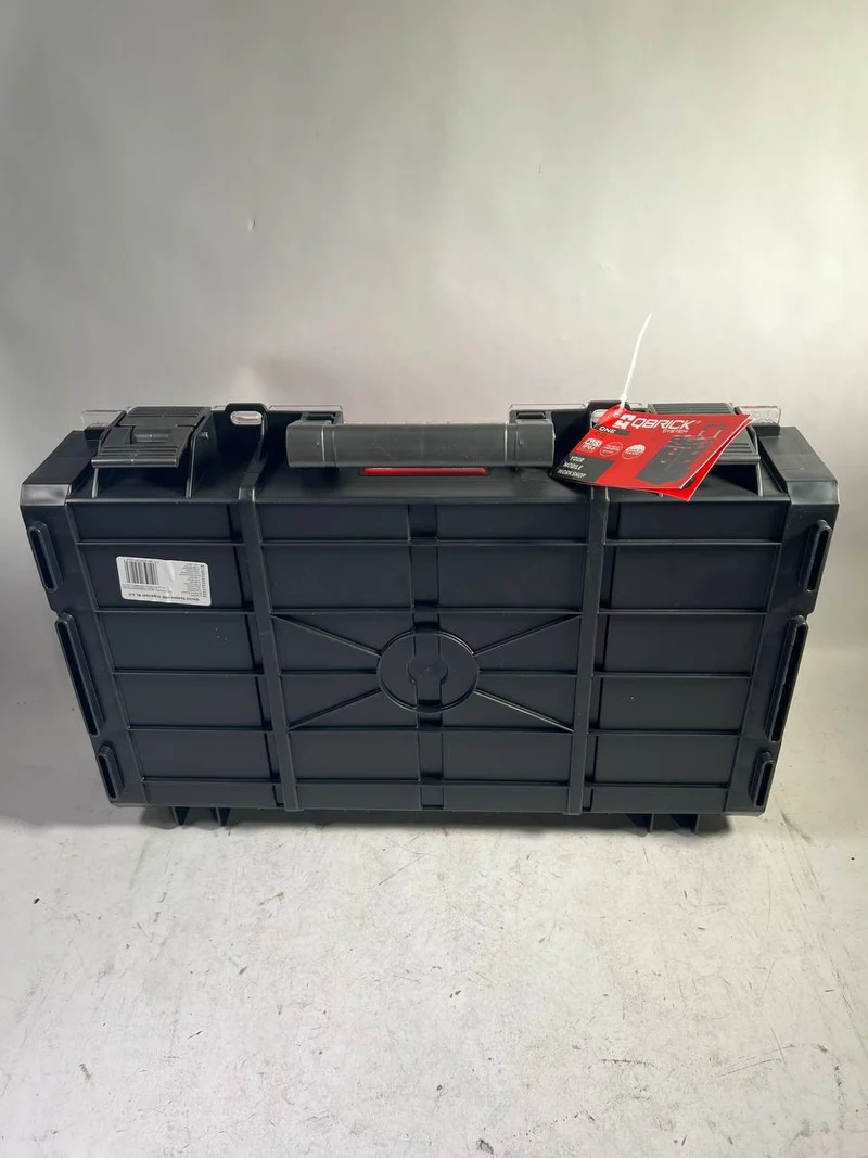 Qbrick System ONE Organizer XL 2.0 stapelbar 582 x 387 x 131 mm 13,5 l IP66 mit 6 Inlays und 6 Trennwände - Beschädigt