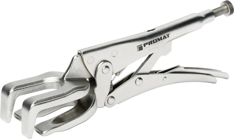 PROMAT Rohrschweißergripzange 280 mm – Spannweite max. 70 mm, hochfester Stahl