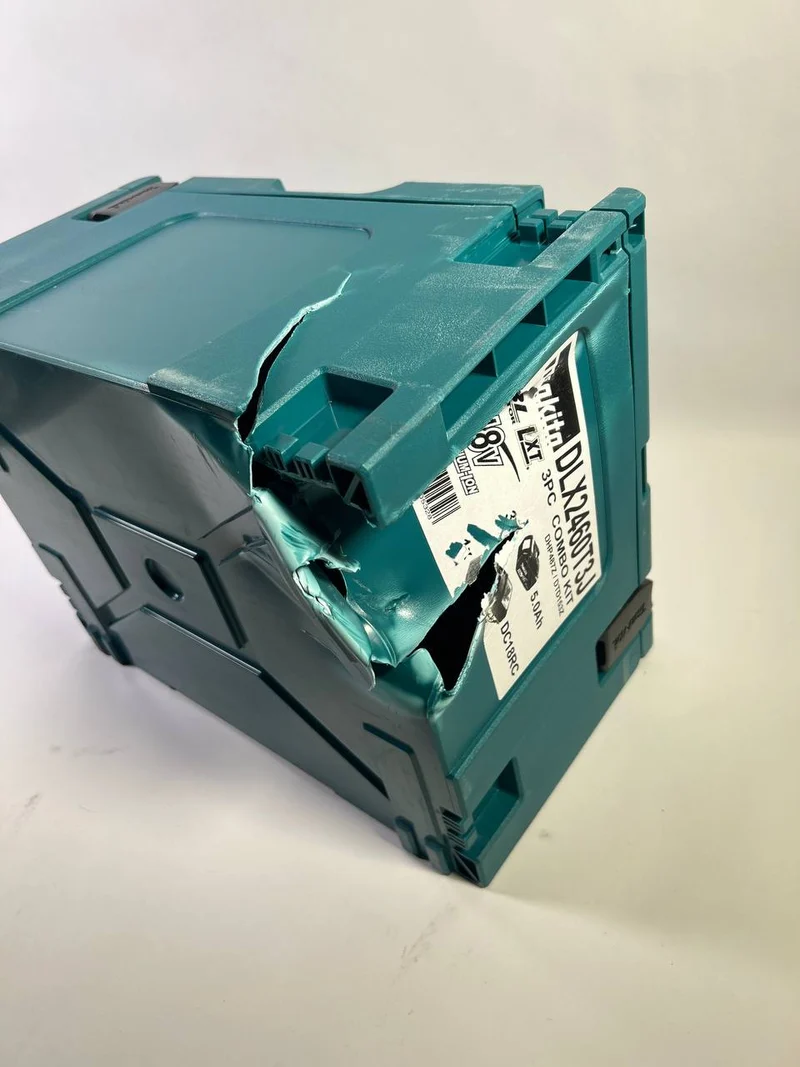 Makita MAKPAC 3 Kunststoffkoffer 395 x 295 x 215 mm - Beschädigt