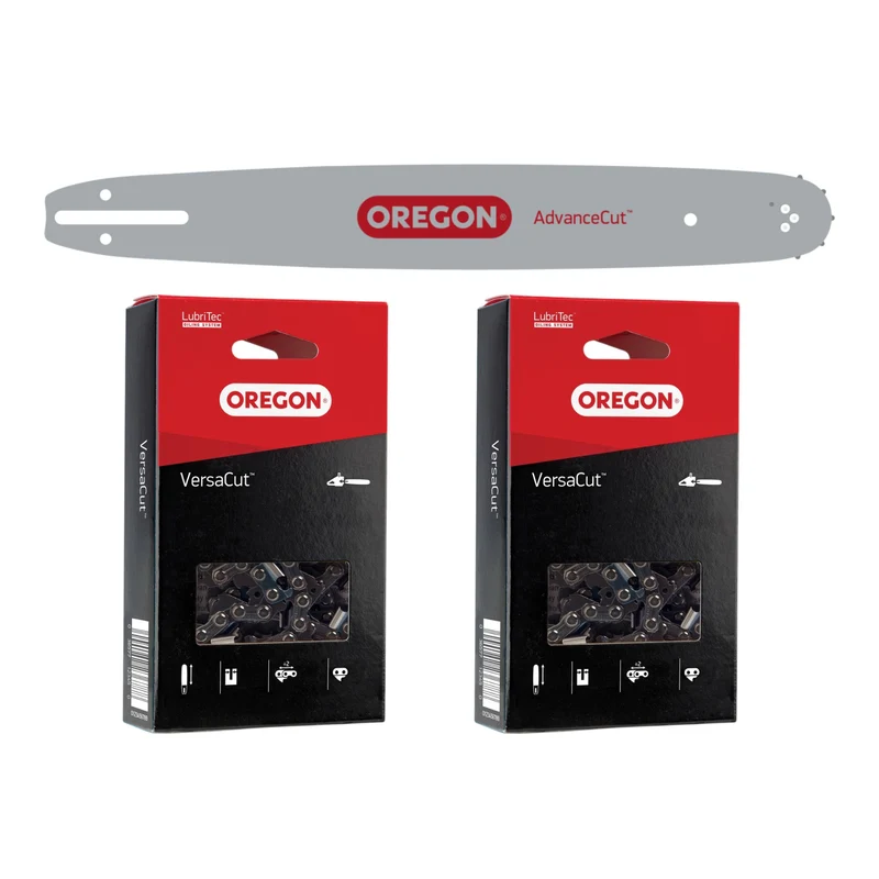 Oregon VersaCut Kombo Führungsschiene + 2x Sägekette 35 cm 3/8" LP 1,3 mm 52 TG ( 561601 )