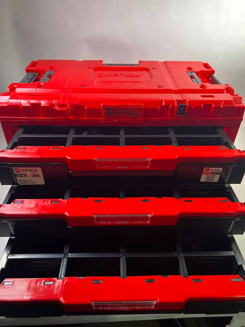 Qbrick System PRO Drawer 3 Toolbox 2.0 Werkzeugkoffer - Beschädigt