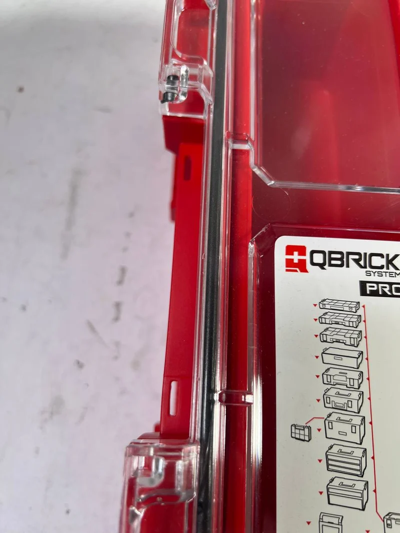 Qbrick System PRO Organizer 300 RED ULTRA HD stapelbar mit 8 Inlays - Beschädigt
