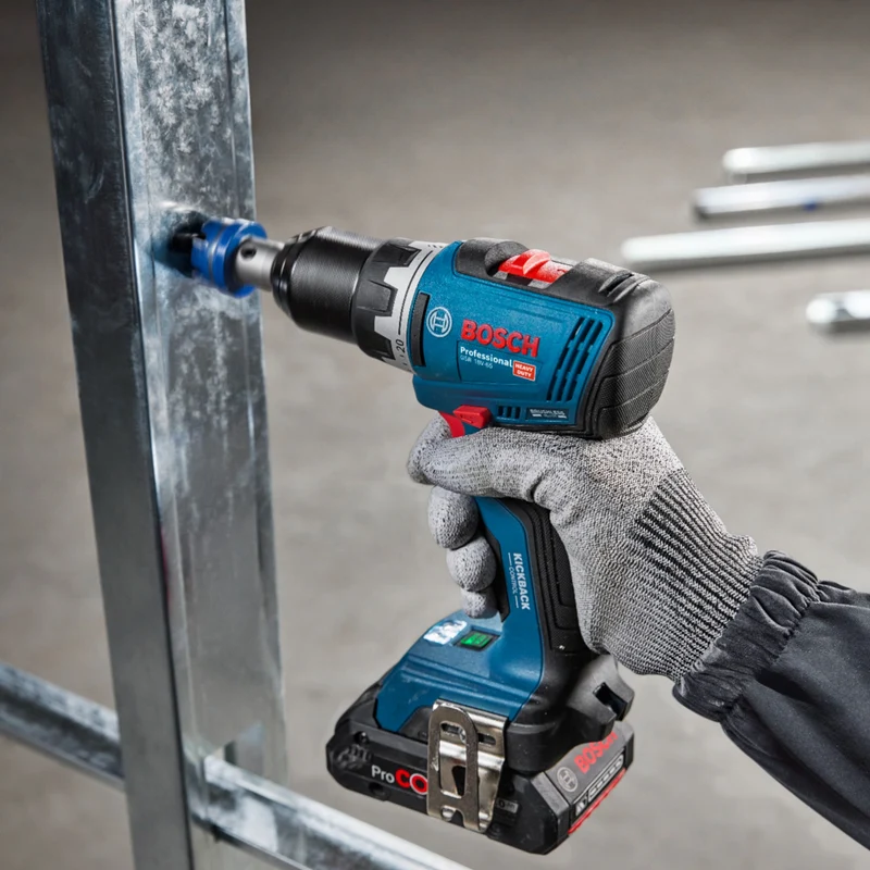 Bosch GSR 18V-65 Professional Akku Bohrschrauber 18 V 63 Nm Brushless + 2x ProCORE Akku 4,0 Ah + Ladegerät