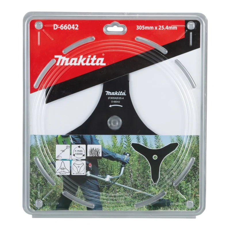 Makita Dickichtmesser 305 x 25,4 mm für Sensen und Freischneider ( D-66042 )