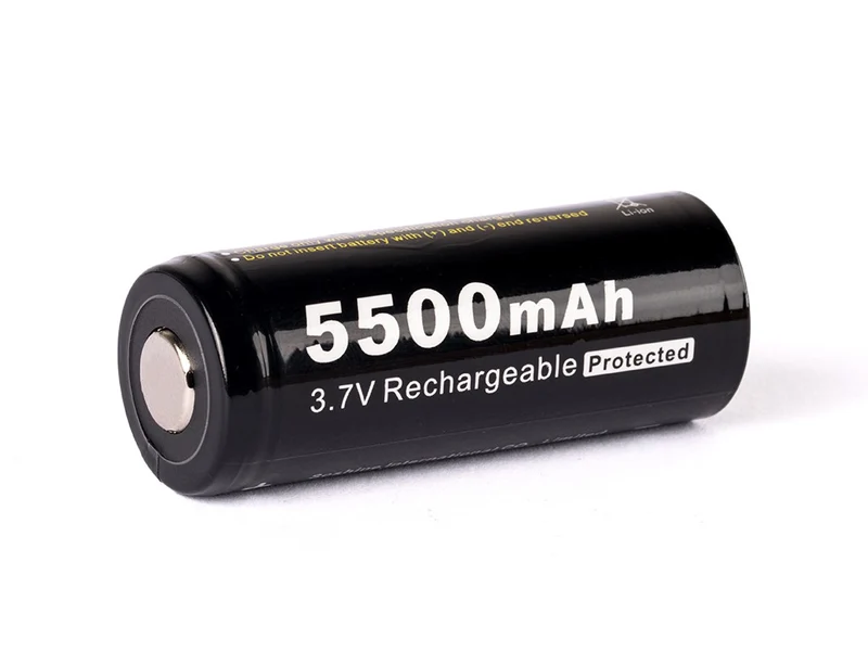 Soshine 26650 5500mAh 3,6V - 3,7V Li-Ion-Akku PCB (Button Top)