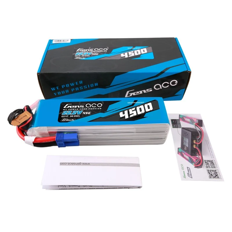 Gens Ace G-Tech 6S 4500mAh 22,2V 45C Goblin 500