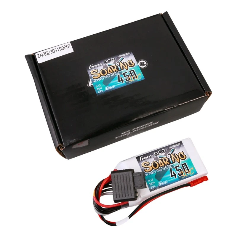 Gens Ace G-Tech Soaring 3S 450mAh 11,1V 30C JST-SYP