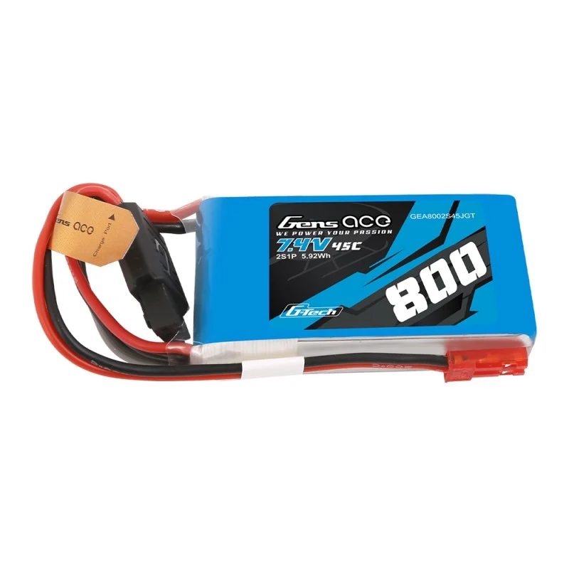 Gens Ace G-Tech 2S 800mAh 7,4V 45C JST