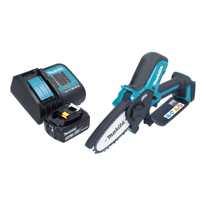 Makita DUC 101 ST01 Akku Astsäge 18 V 10 cm Brushless + 1x Akku 5,0 Ah + Ladegerät