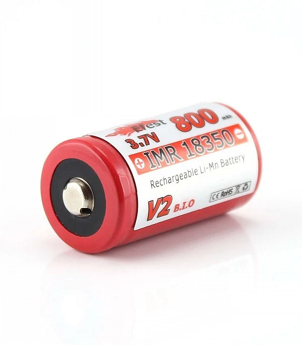 Efest IMR 18350 V2 - 800mAh 3,7V (Pluspol erhöht)