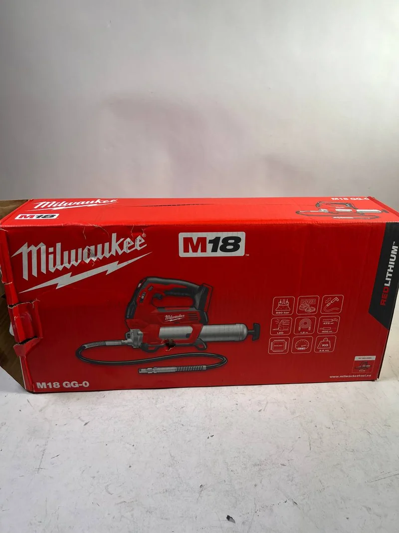 Milwaukee M18 GG-0 18 V Li-Ion Akku Fettpresse Solo - Reparaturgerät