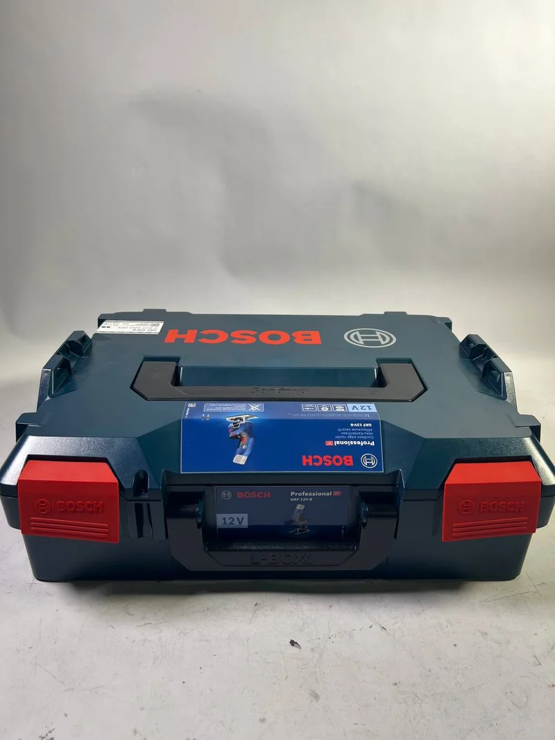 Bosch GKF 12V-8 Professional Akku Kantenfräse 12 V ( 06016B0001 ) + L-Boxx - ohne Akku, ohne Ladegerät - Unvollständig