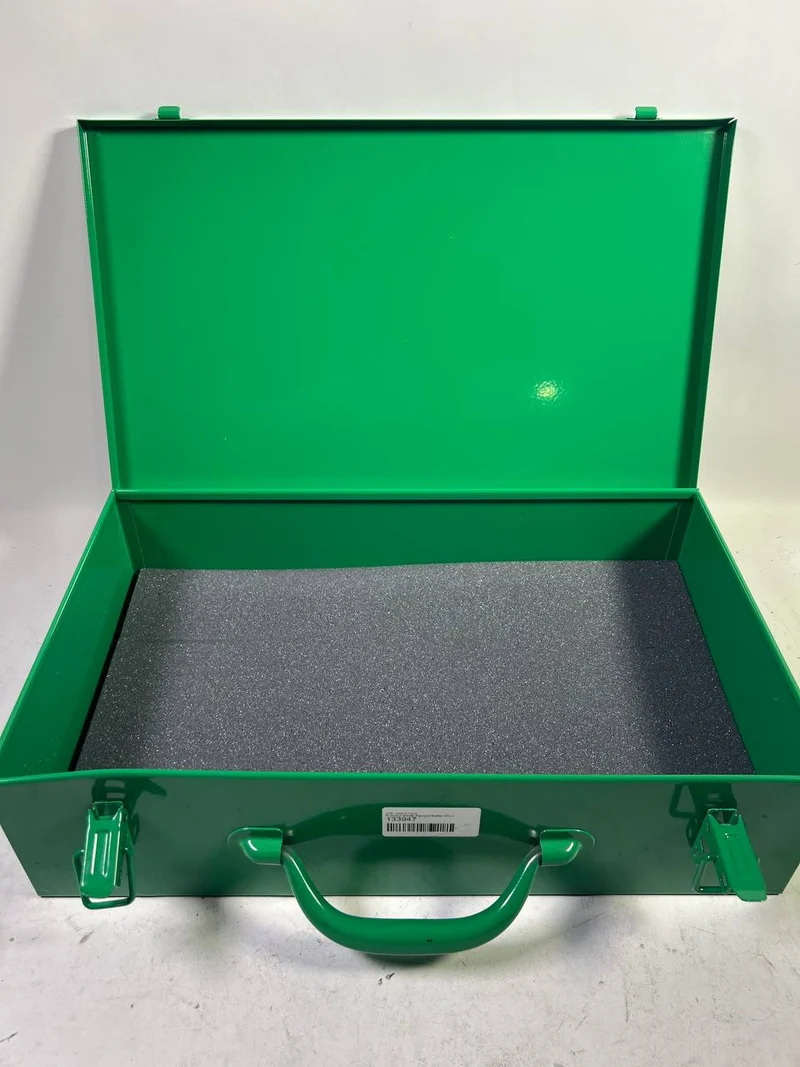Prebena Metall-Transportkoffer 430 x 255 x 110 mm + Universal Schaumstoffeinlage - Beschädigt