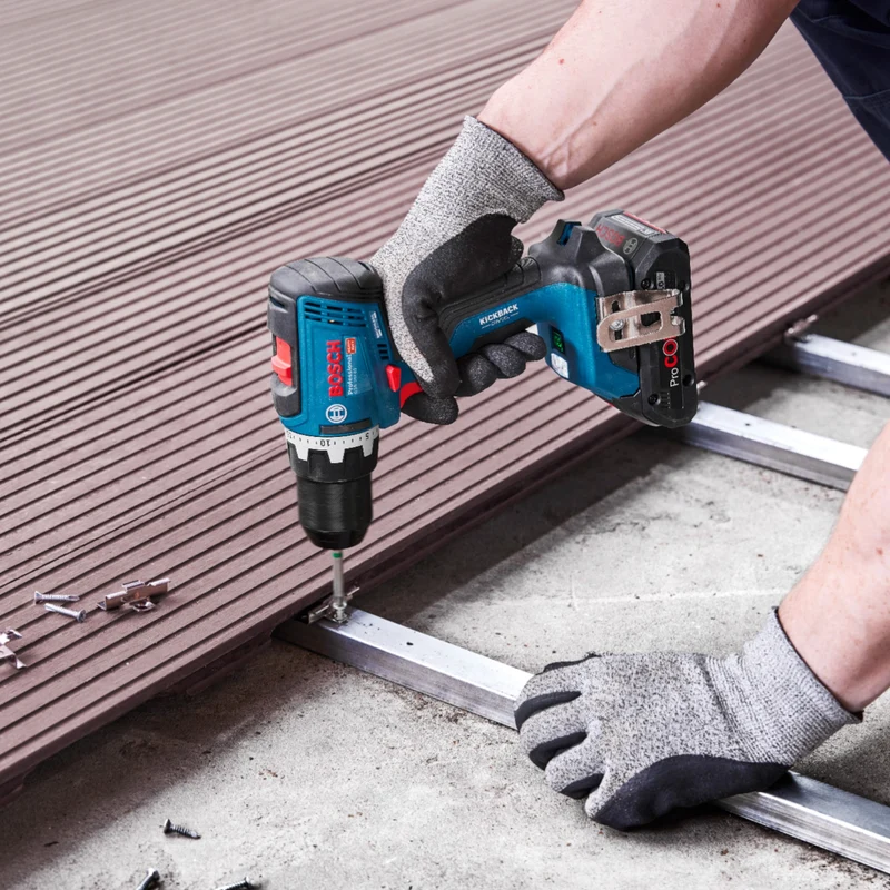 Bosch GSR 18V-65 Professional Akku Bohrschrauber 18 V 63 Nm Brushless + 1x Akku 5,0 Ah + Ladegerät