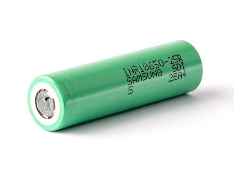 Samsung INR18650 25R 2500mAh 3,6V - 3,7V (Button Top)
