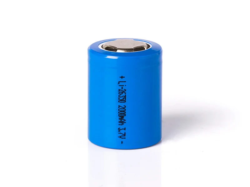 KP-26350-2000mAh Li-Ionen-Akku 3,6V - 3,7V mit 2200mAh (flache Pluspol)