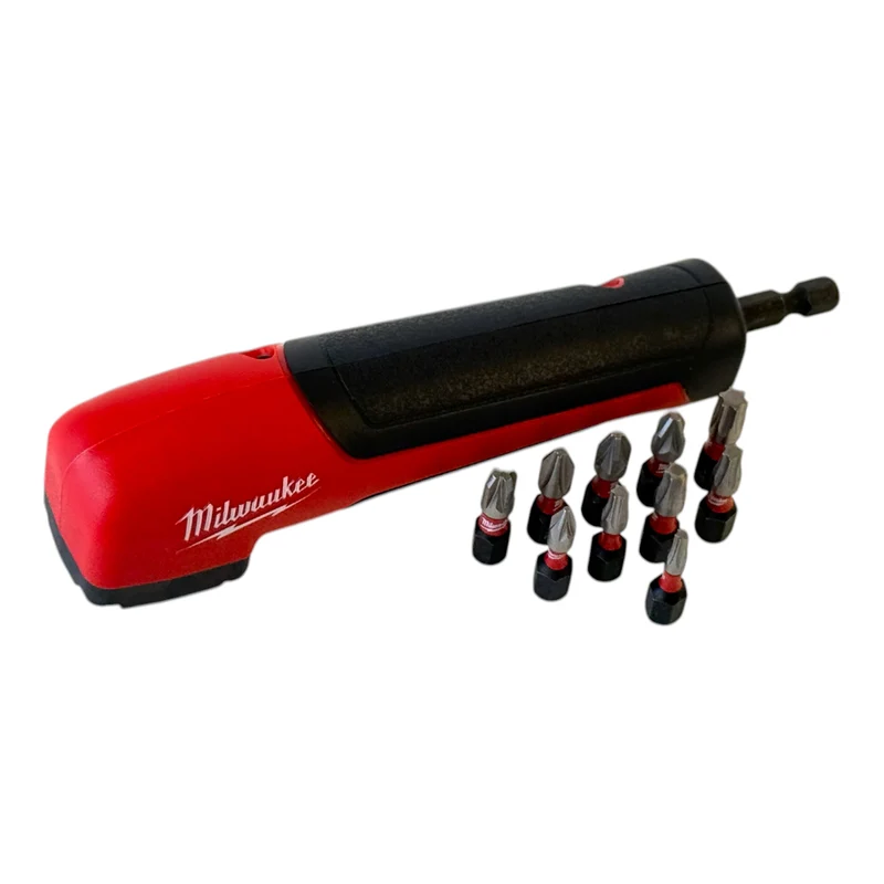 Milwaukee Shockwave Impact Duty Winkelschraubvorsatz + Bit Set 10 tlg. 25 mm ( 4932471274 )