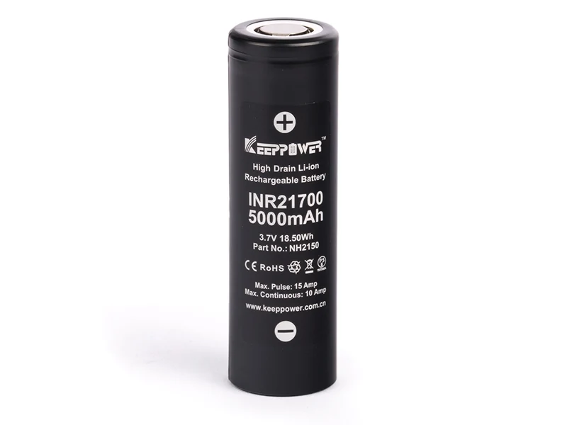 Keeppower INR21700 - 5000mAh, 3,6V-3,7V Li-ion Akku High Drain