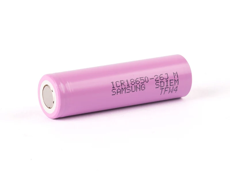 Samsung ICR18650-26J - 2600mAh, 3,6V - 3,7V ungeschützt