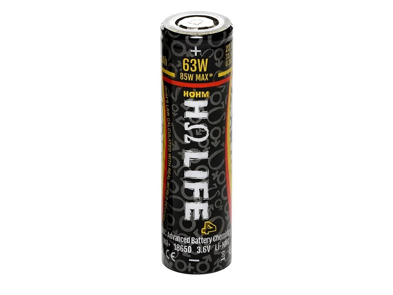 HohmTech Life4 18650 3015mAh max. 31,5A Lithium-Ionen-Akku NMC, 3,6V - 3,7V