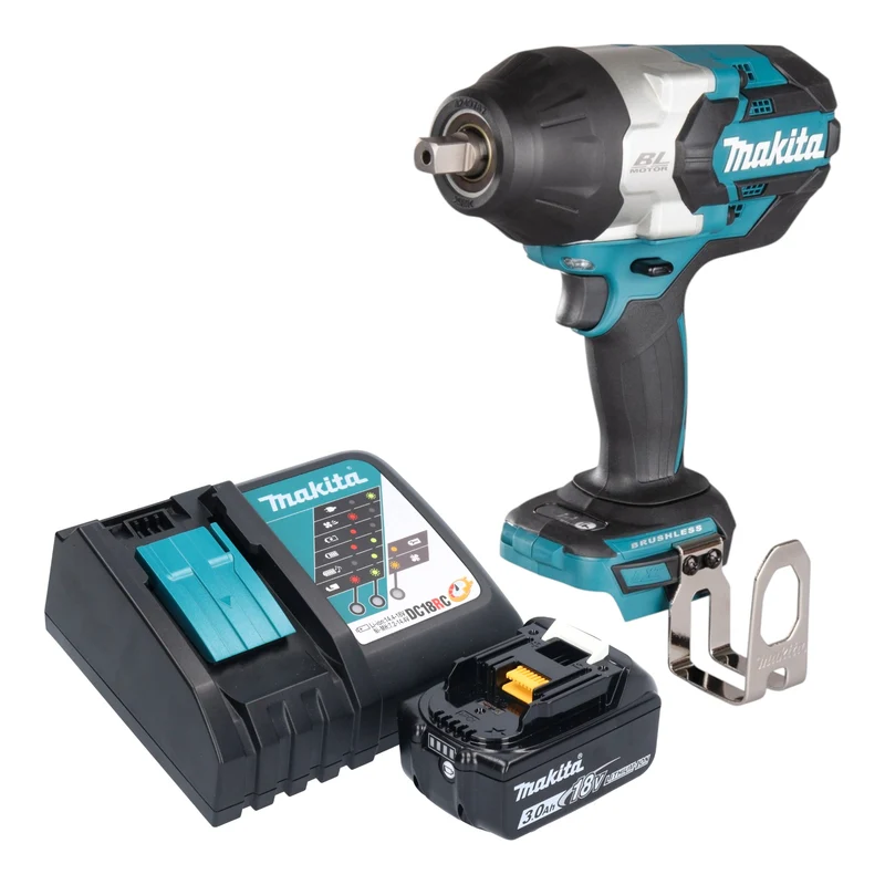 Makita DTW 1004 RF1 Akku Schlagschrauber 18 V 1050 Nm 1/2" Brushless + 1x Akku 3,0 Ah + Ladegerät