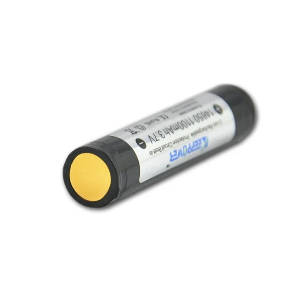 Keeppower 14650 - 1100mAh, 3,6V - 3,7V Li-Ionen-Akku PCB geschützt