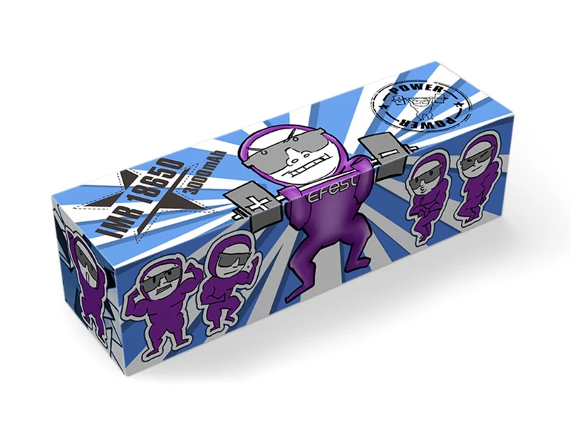 Efest Purple IMR 18650 3000mAh 3,6V - 3,7V (ungeschützt)