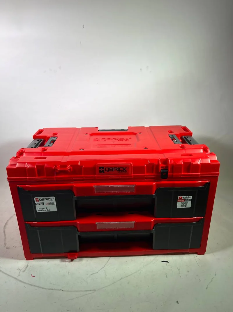 Qbrick System ONE Drawer 2 Toolbox 2.0 RED Ultra HD Custom - Beschädigt