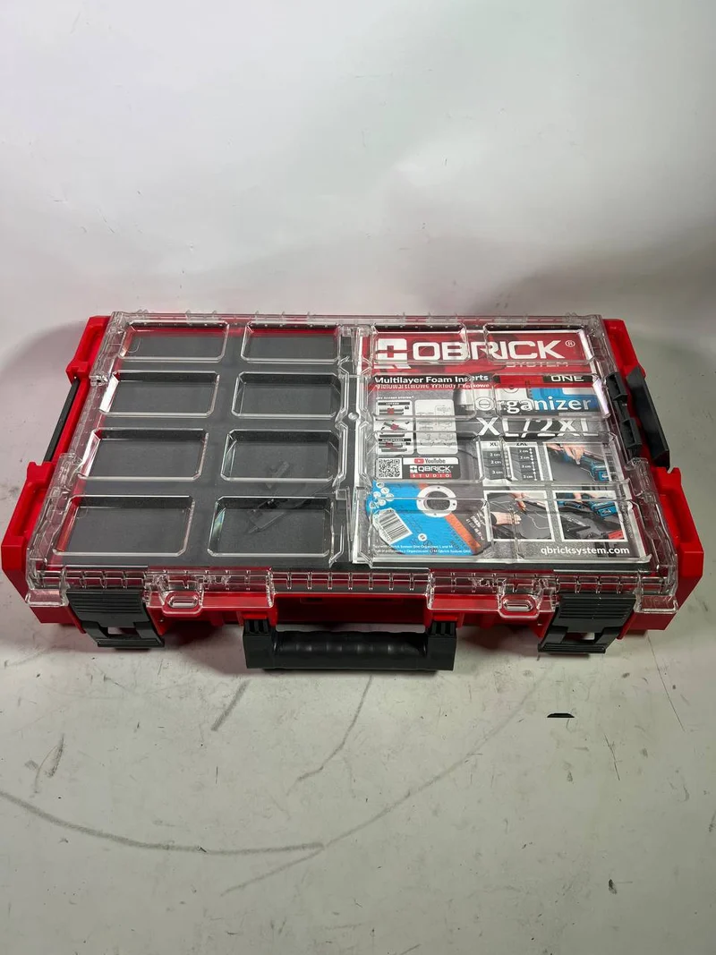 Qbrick System ONE Organizer XL 2.0 MFI RED Ultra HD Custom Organizer - Beschädigt
