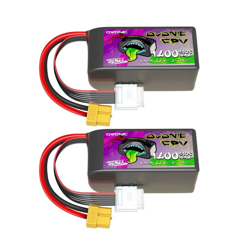 Ovonic Rebel 2.0 6S 1400mAh 130C 22,2V XT60 (2 St.)